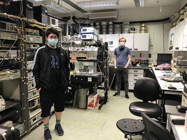 members of ONG return to the lab following lockdown